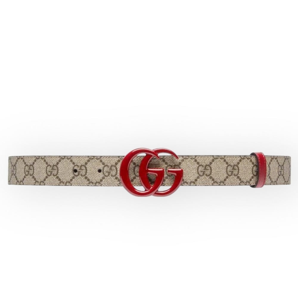 Gucci GG Monogram Canvas Marmont Belt